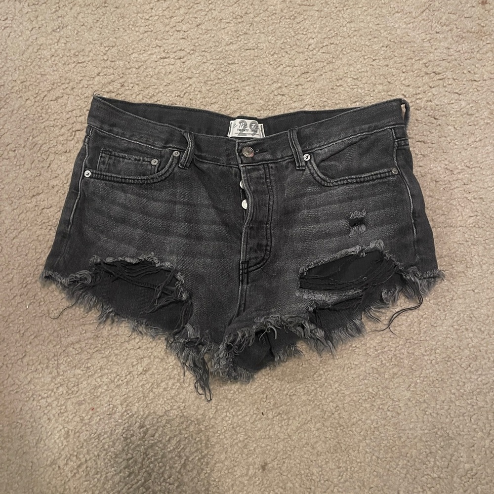 Free People Jean Shorts
